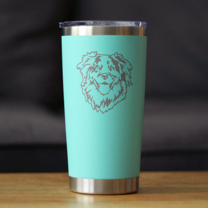 CT20oz australianshepherdface teal LS1 SQ