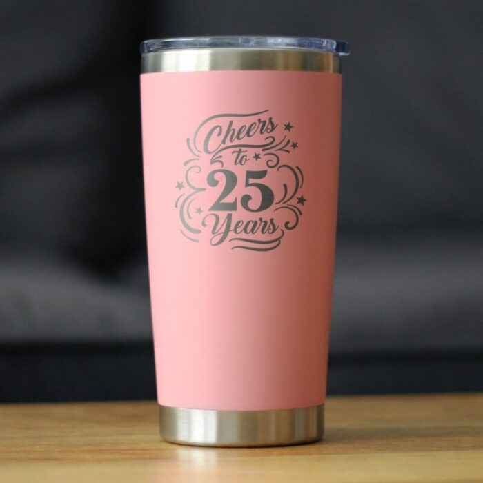 CT20oz cheersto25years pink LS1 SQ