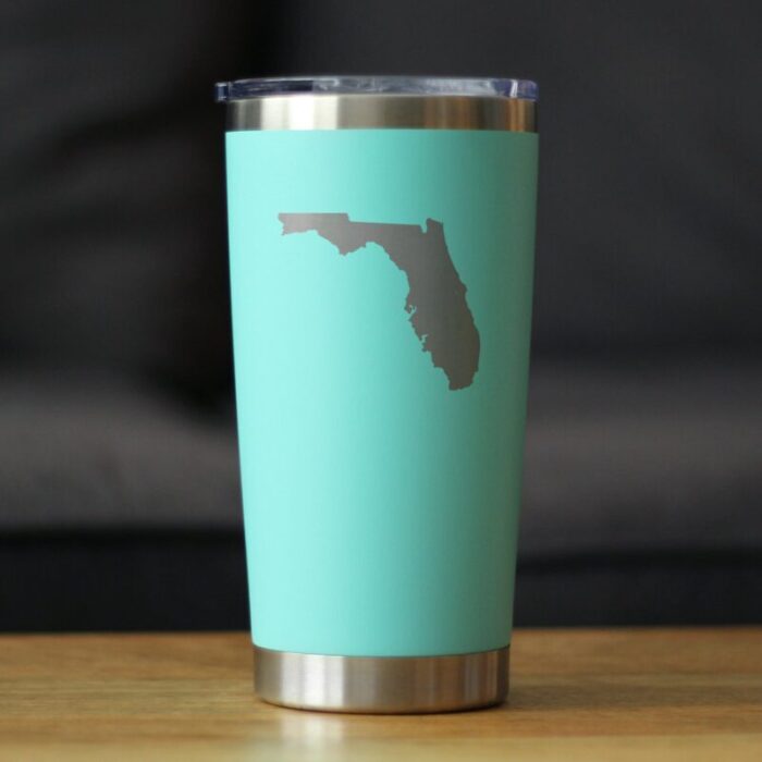 CT20oz floridaoutline teal LS1 SQ