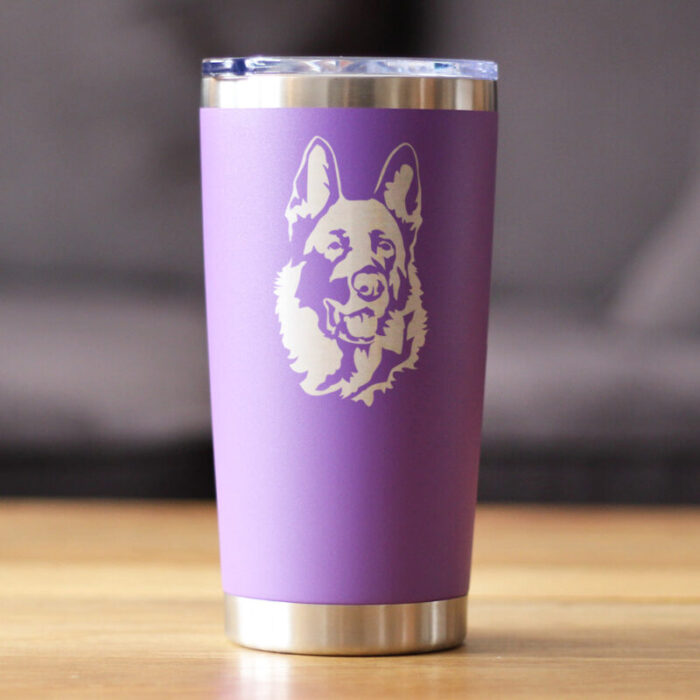 CT20oz germanshepherdface purple LS1 SQ