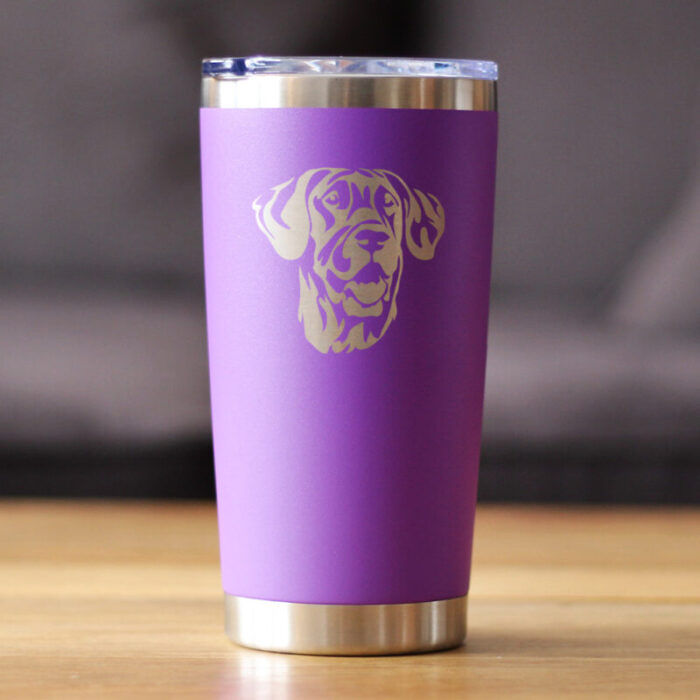 CT20oz greatdaneface purple LS1 SQ