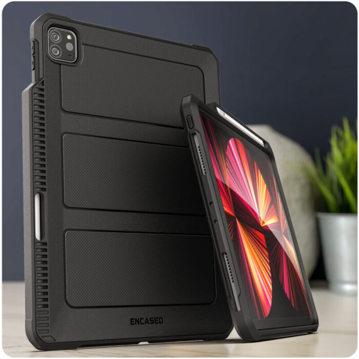 Encased Falcon for iPad Pro 11 Case 20202021 Protective iPad Case Black FA183 8