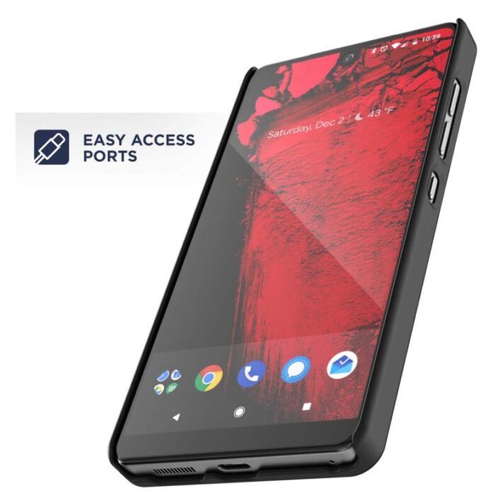 Essential Phone Ph1 Duraclip Case And Holster Black Black HC74 3