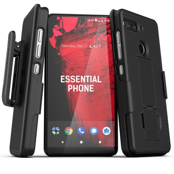 Essential Phone Ph1 Duraclip Case And Holster Black Black HC74