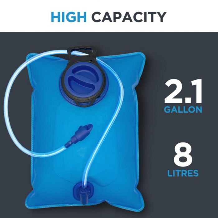 Rangland 2 Gallon Hydration Bladder with Large Opening Bite Valve Straw EHB8L201 3