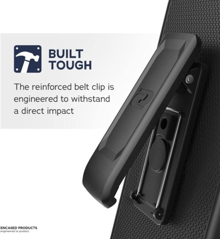 Samsung Galaxy S23 Thin Armor Case with Belt Clip Holster TA308BKHL 1 2