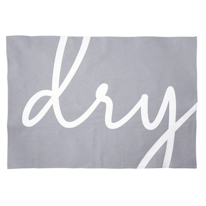 Wash Dry Boxed Tea Towels Flour Sack Cotton Set of 2 5