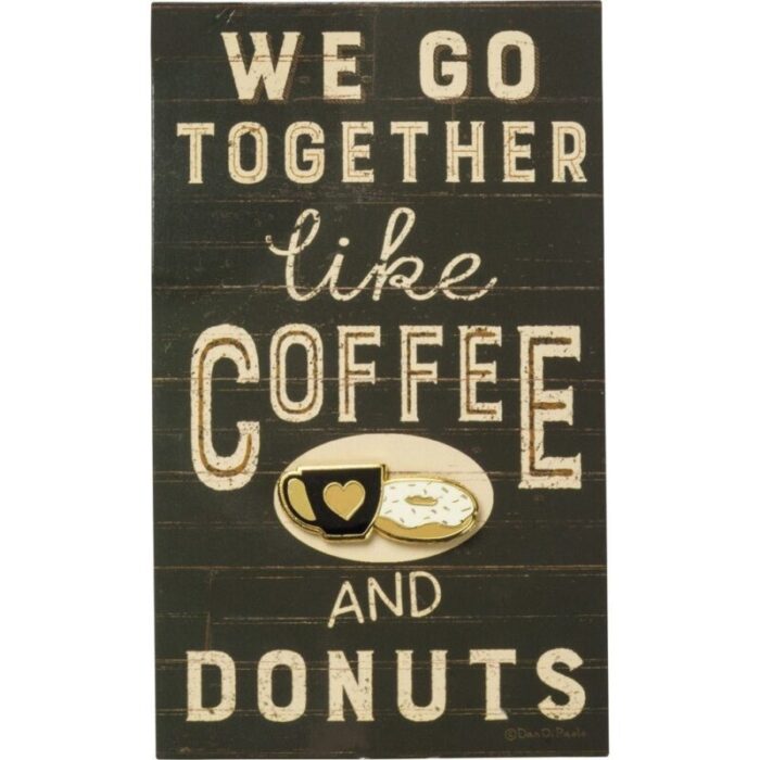 We Go Together Like Coffee And Donuts Enamel Pin 2 1c7c6eef 22c7 4ede acbd dc99e5bb73ec