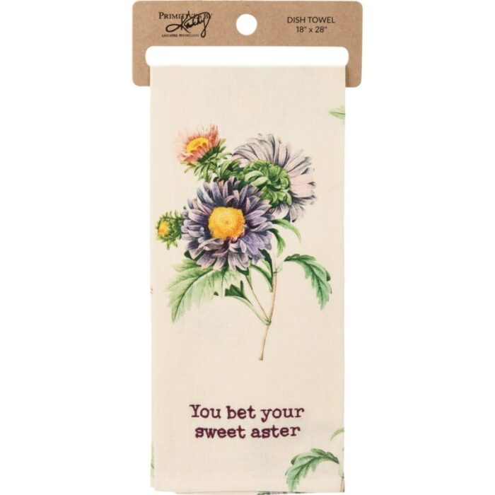 You Bet Your Sweet Aster Dish Cloth Towel Cotten Linen Novelty Tea Towel Cute Kitchen Hand Towel 18 x 28 2