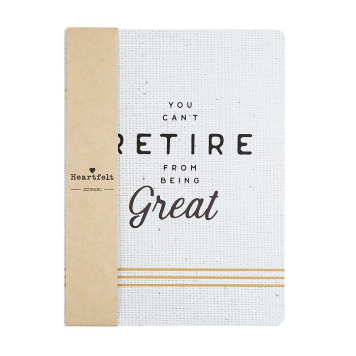 You Cant Retire From Being Great Coptic Bound Journal Notebook 5