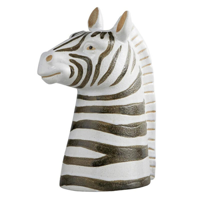 Zebra Vase Planter 8 5 High Fabulous Ceramic Black and White Stripe Vase for Flowers or Plants 7