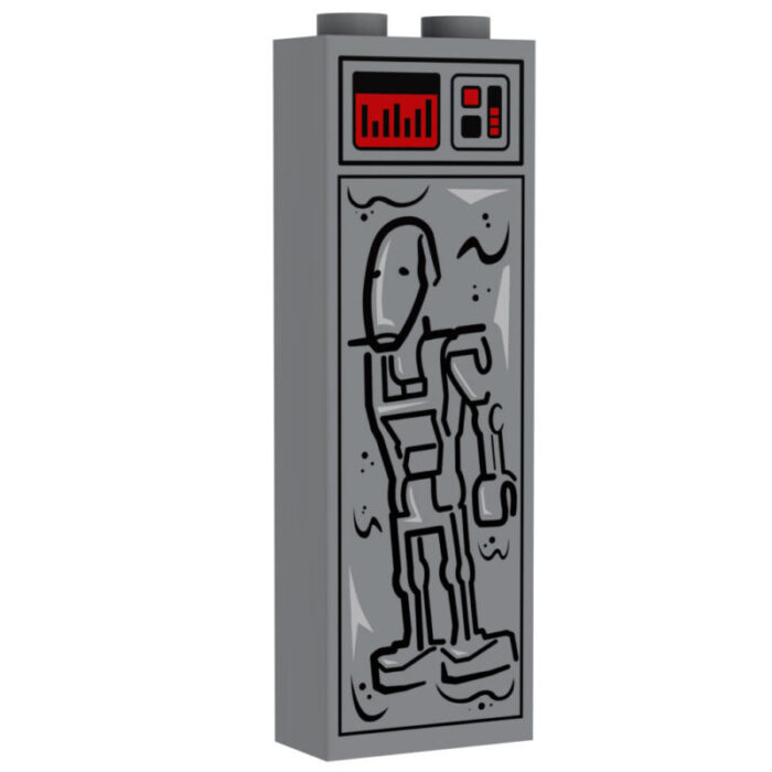 custom lego battle droid in carbonite star wars