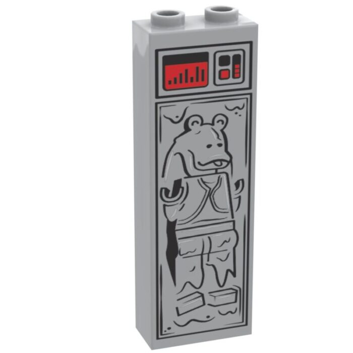 custom lego jar jar binks carbonite