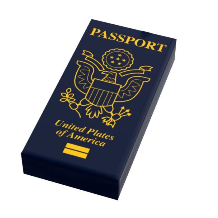 custom lego printed passport