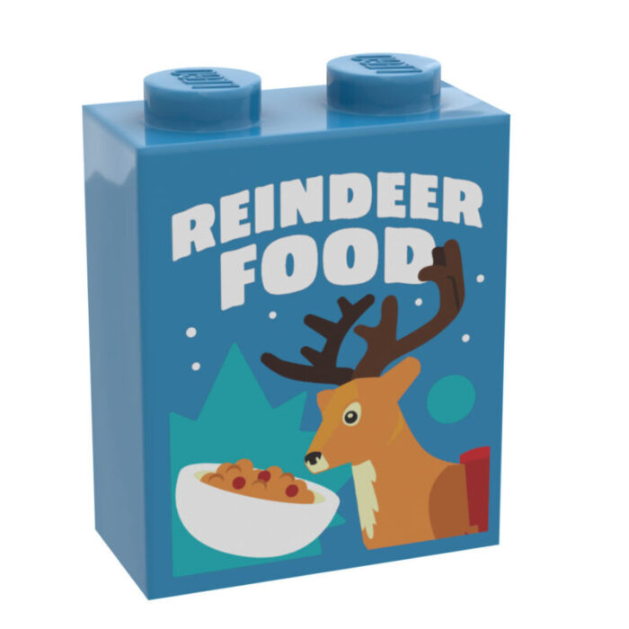 custom lego reindeer food