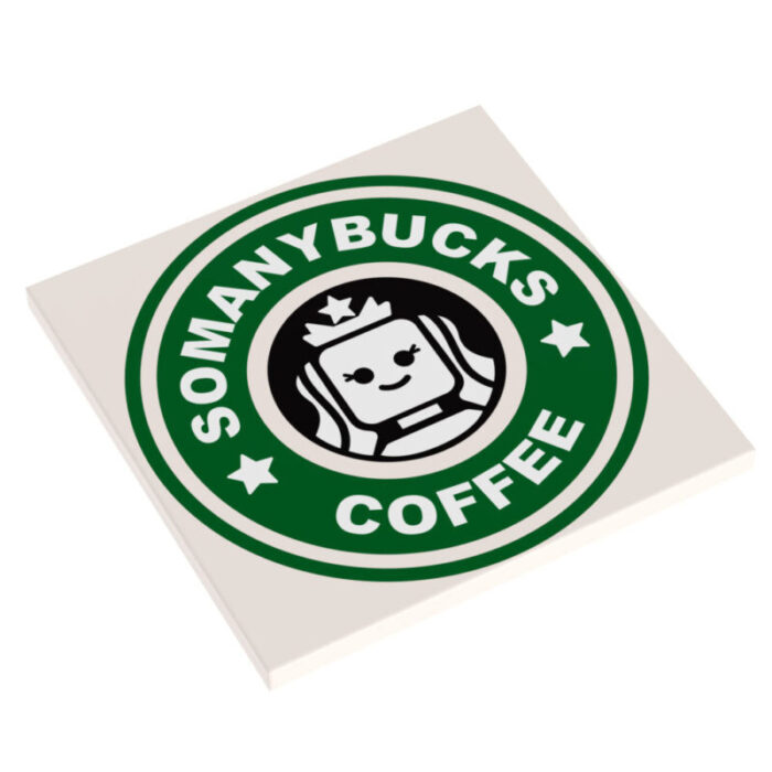 custom lego starbucks sign