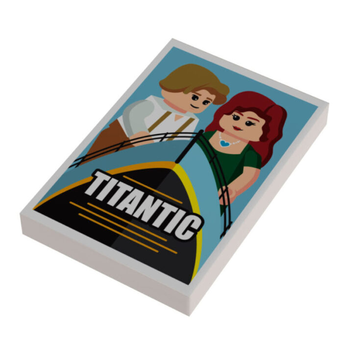 custom lego titanic movie cover