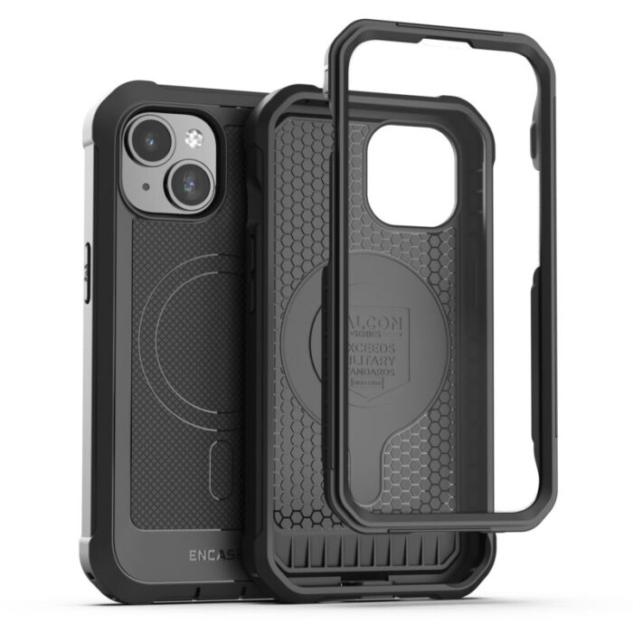 iPhone 15 Falcon Shield Case with Belt Clip Holster EMSFS336HL 7