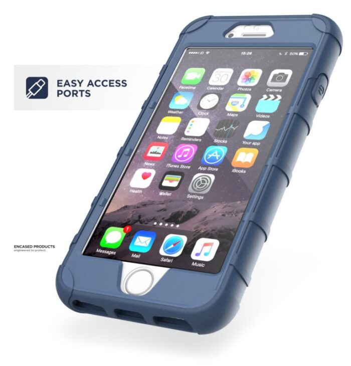 iPhone 8 American Armor Case Blue Blue AA04BL 5