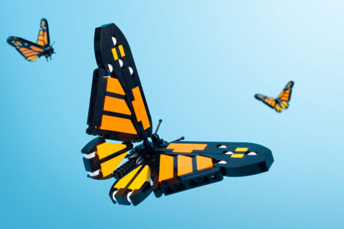 lego monarch butterfly 3